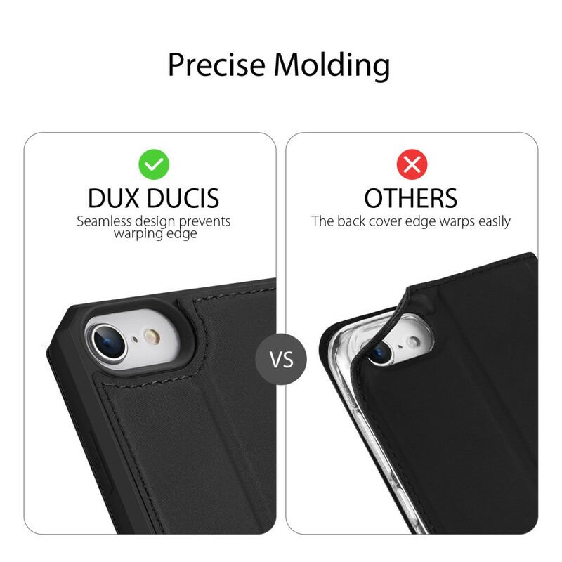 Flip Cover iPhone SE 3 / 2 / 8 / 7 Skin X Series DUX DUCIS