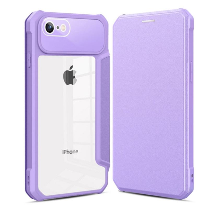 Flip Cover iPhone SE 3 / SE 2 / 8 / 7 Style Cuir