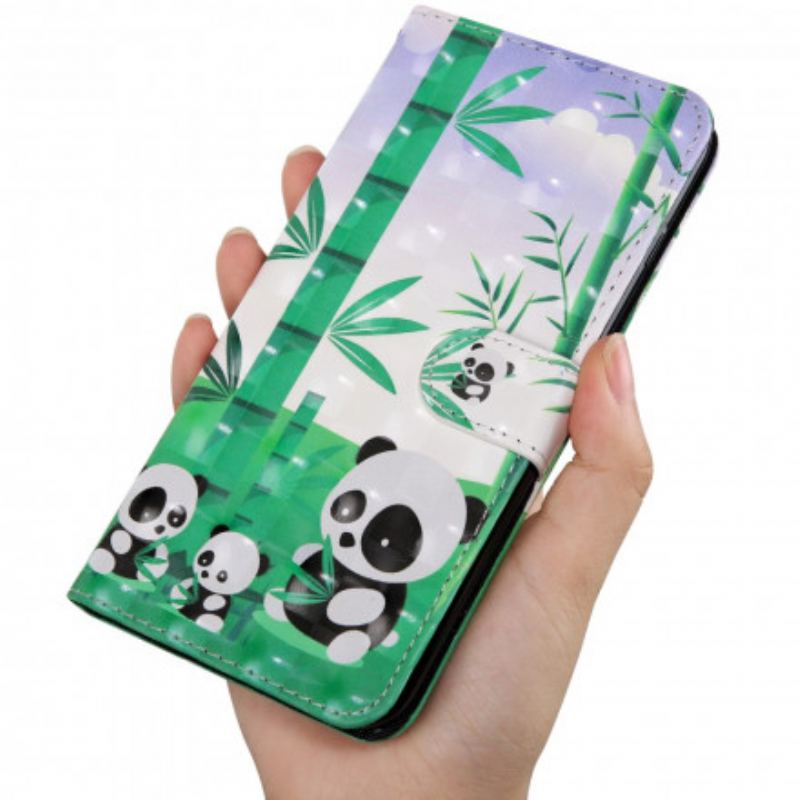 Housse iPhone SE 3 / 2 / 8 / 7 Maman, Octave et Anne les Pandas