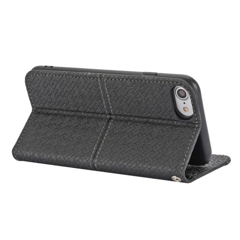 Housse iPhone SE 3 / SE 2 / 8 / 7 Style Tissé à Lanière