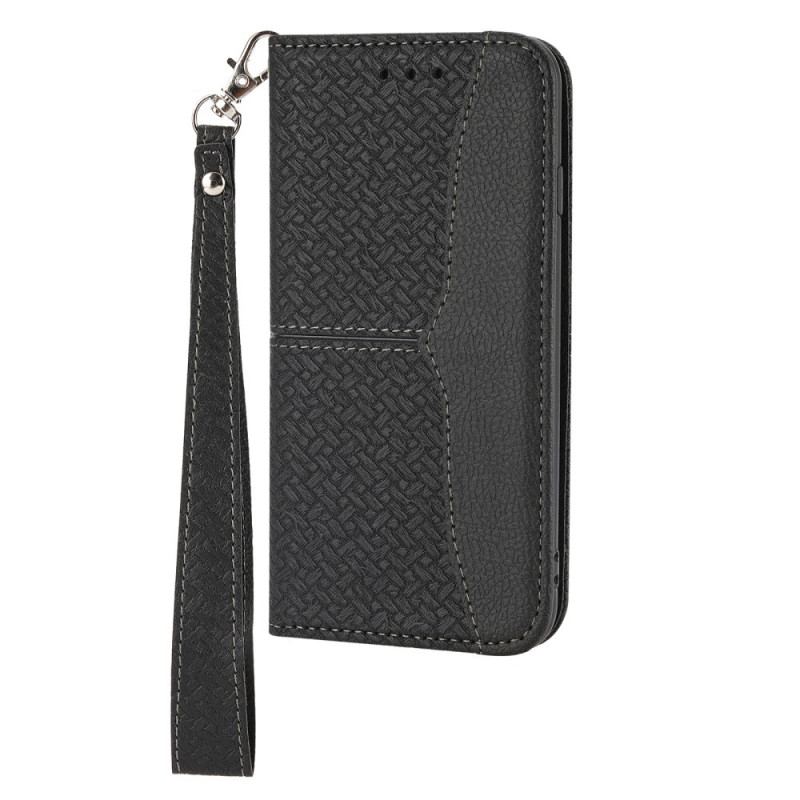 Housse iPhone SE 3 / SE 2 / 8 / 7 Style Tissé à Lanière