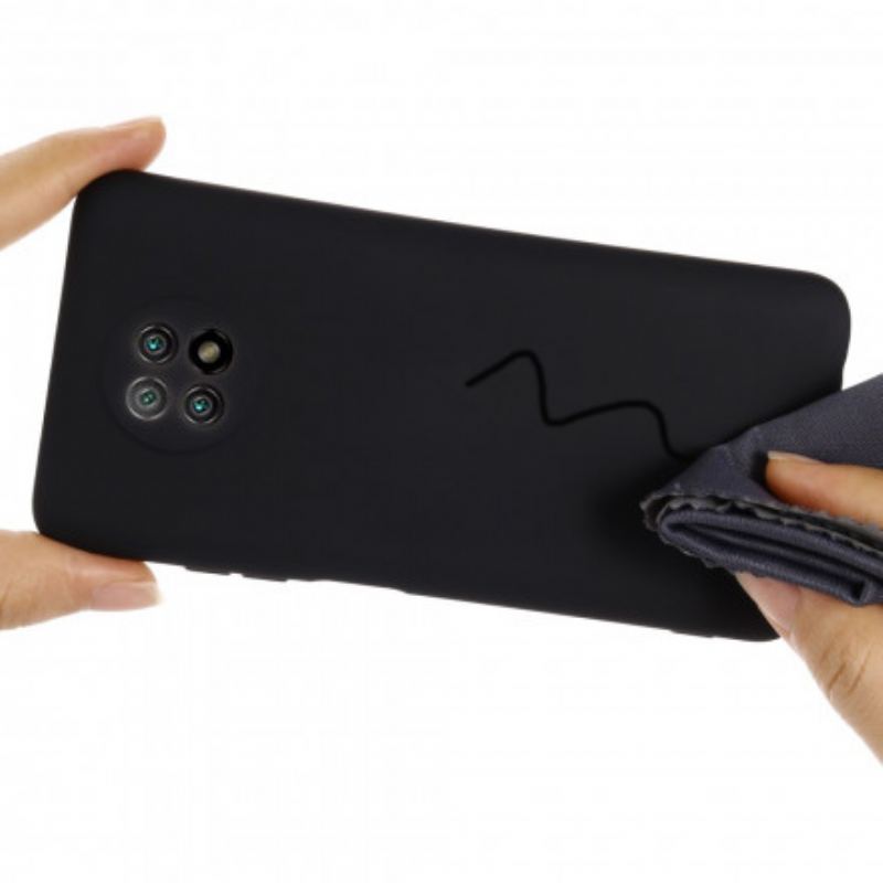 Coque Xiaomi Redmi Note 9 5G / Note 9T 5G Silicone Liquide et Lanière