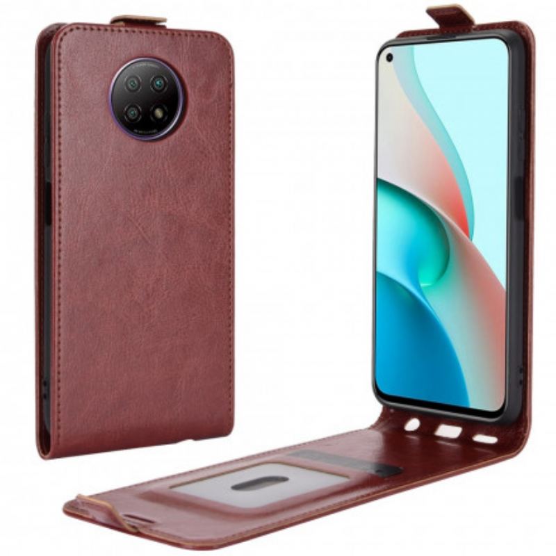 Housse Xiaomi Redmi Note 9 5G / Note 9T 5G Effet Cuir Rabat Vertical