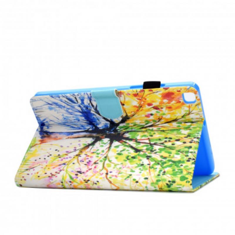 Housse Samsung Galaxy Tab A7 (2020) Arbre Aquarelle