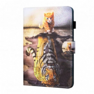 Housse Samsung Galaxy Tab A7 (2020) Chaton Art