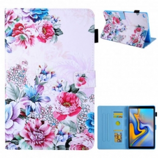 Housse Samsung Galaxy Tab A7 (2020 Design Fleurs