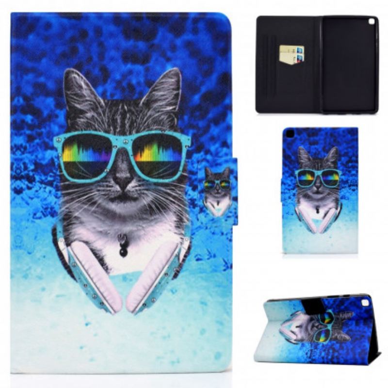 Housse Samsung Galaxy Tab A7 (2020) DJ Cat