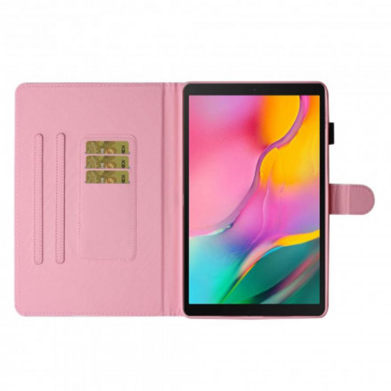 Housse Samsung Galaxy Tab A7 (2020) Éléphant Amoureux