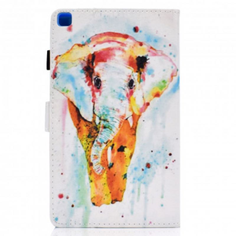 Housse Samsung Galaxy Tab A7 (2020) Éléphant Aquarelle