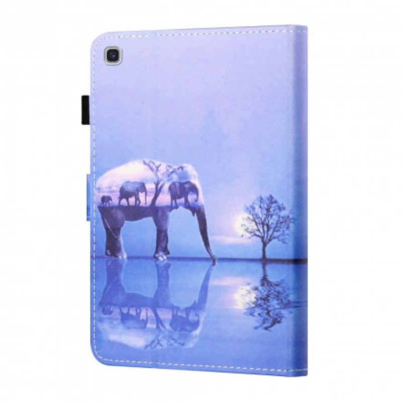 Housse Samsung Galaxy Tab A7 (2020) Éléphant Art