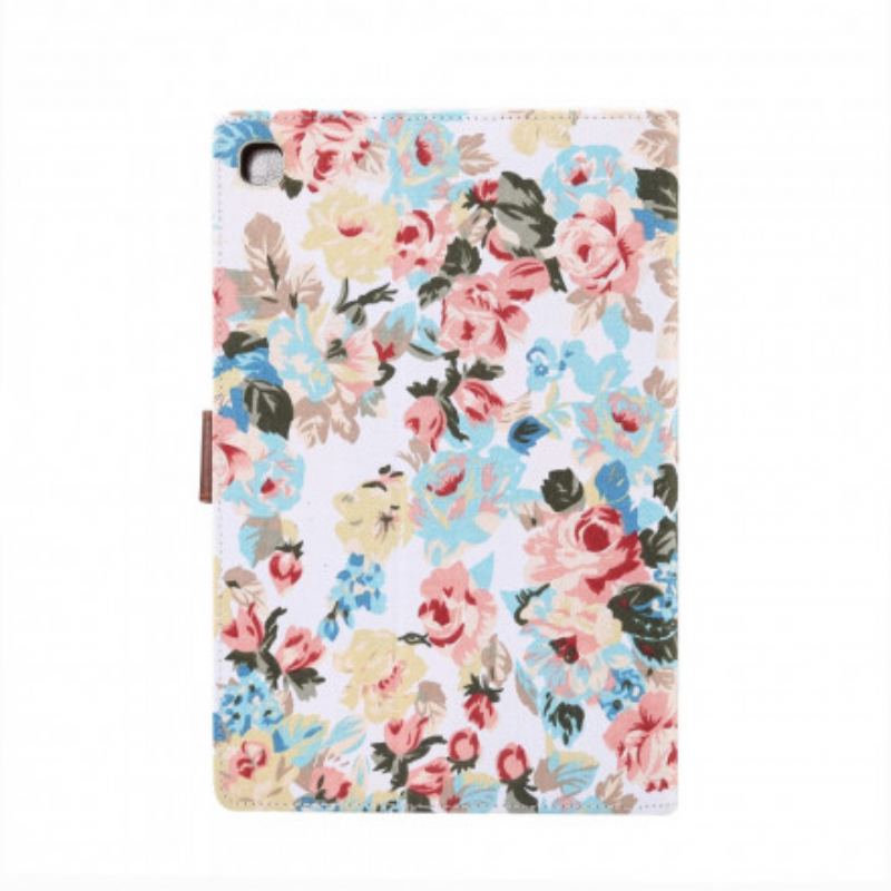 Housse Samsung Galaxy Tab A7 (2020) Fleurs Liberty