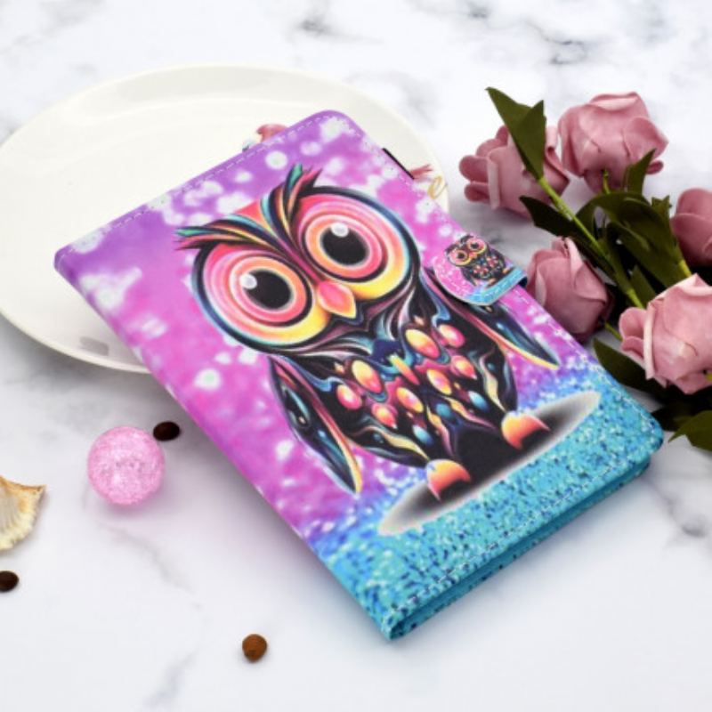 Housse Samsung Galaxy Tab A7 (2020) Hibou Éclaté