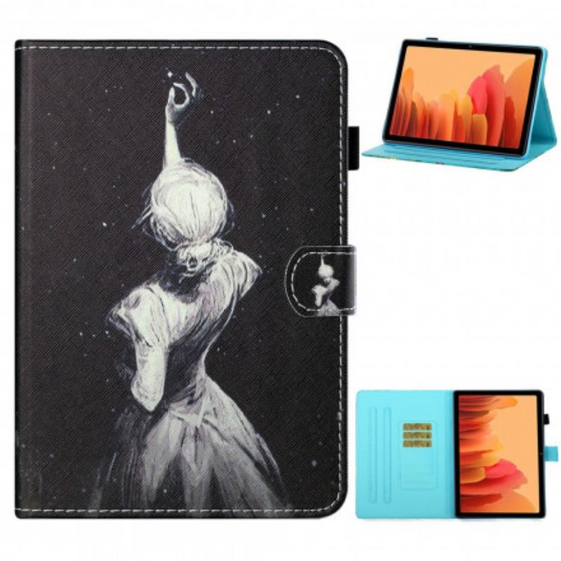 Housse Samsung Galaxy Tab A7 (2020) Jeune Fille Art