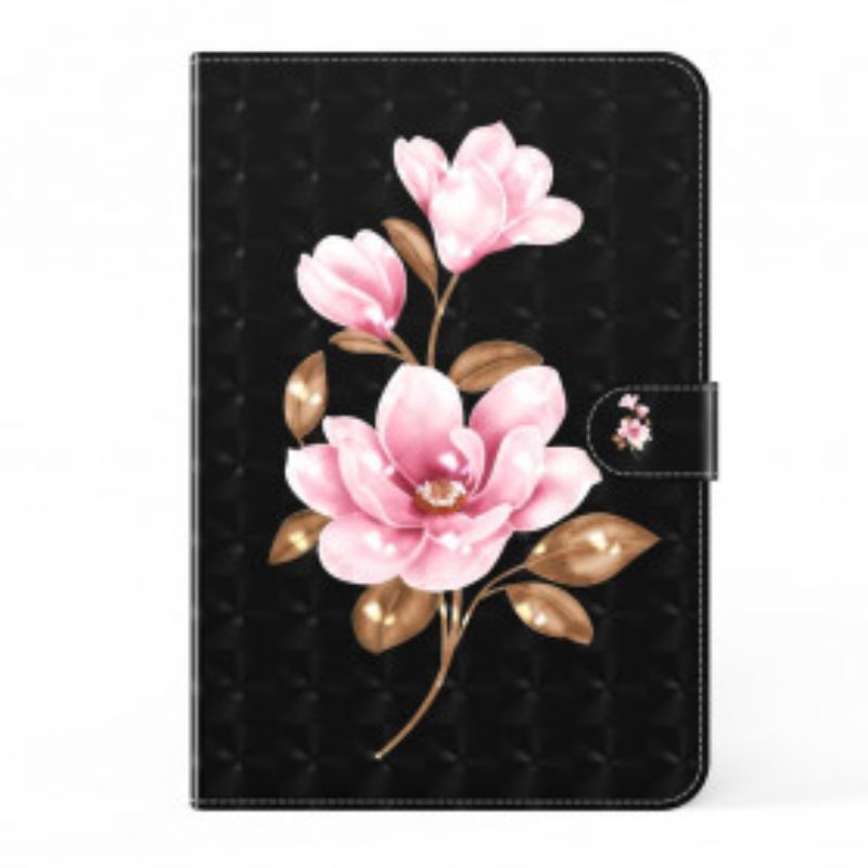 Housse Samsung Galaxy Tab A7 (2020) Light Spot Fleurs Roses