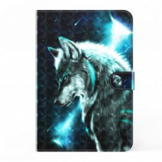 Housse Samsung Galaxy Tab A7 (2020) Light Spot Loup Sauvage