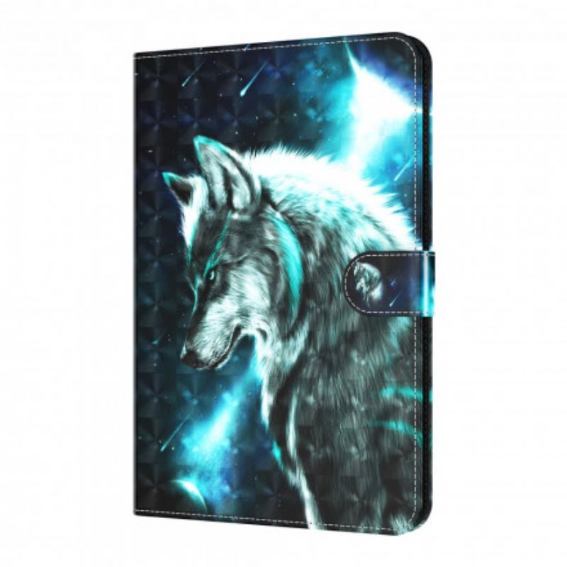 Housse Samsung Galaxy Tab A7 (2020) Light Spot Loup Sauvage