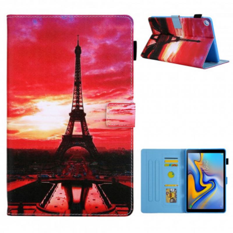 Housse Samsung Galaxy Tab A7 (2020) Sunset Tour Eiffel