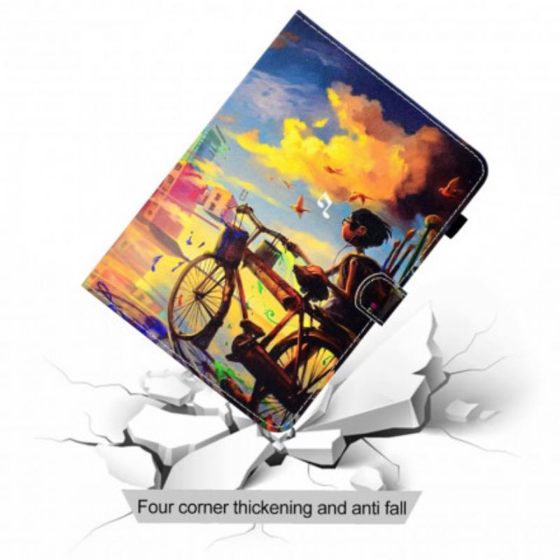 Housse Samsung Galaxy Tab A7 (2020) Vélo Art