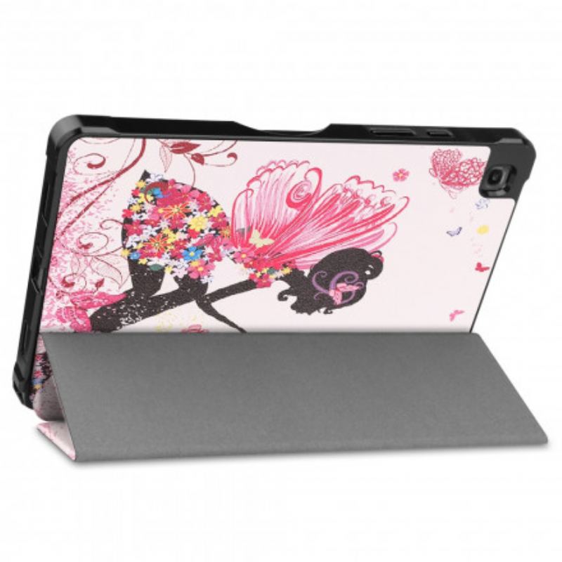 Smart Case Samsung Galaxy Tab A7 (2020) Renforcée Fée Florale