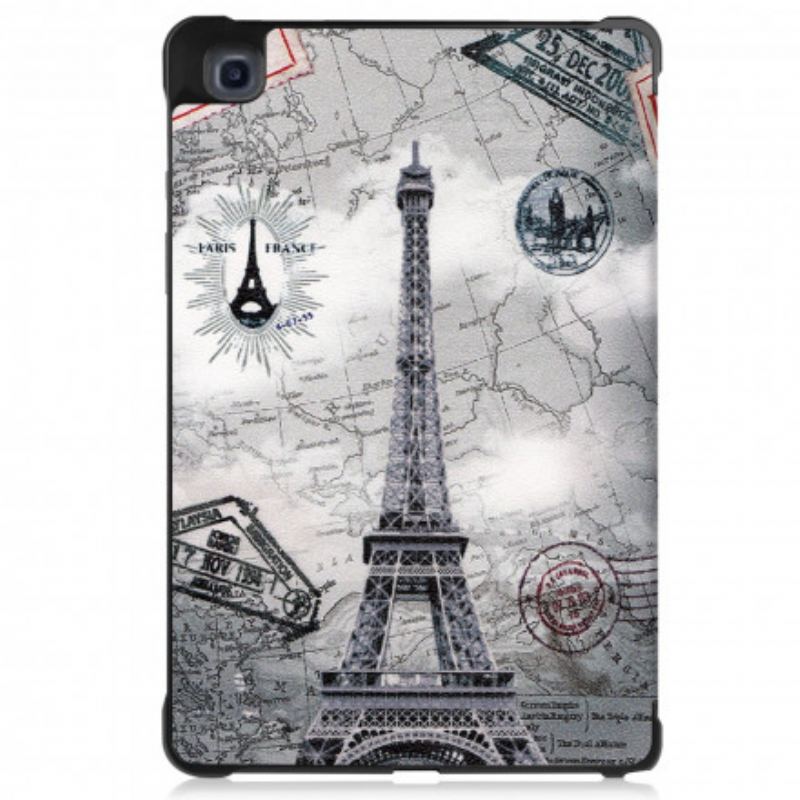 Smart Case Samsung Galaxy Tab A7 (2020) Renforcée Tour Eiffel