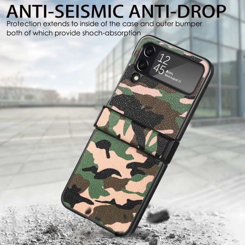 Coque Samsung Galaxy Z Flip 4 Camouflage Militaire