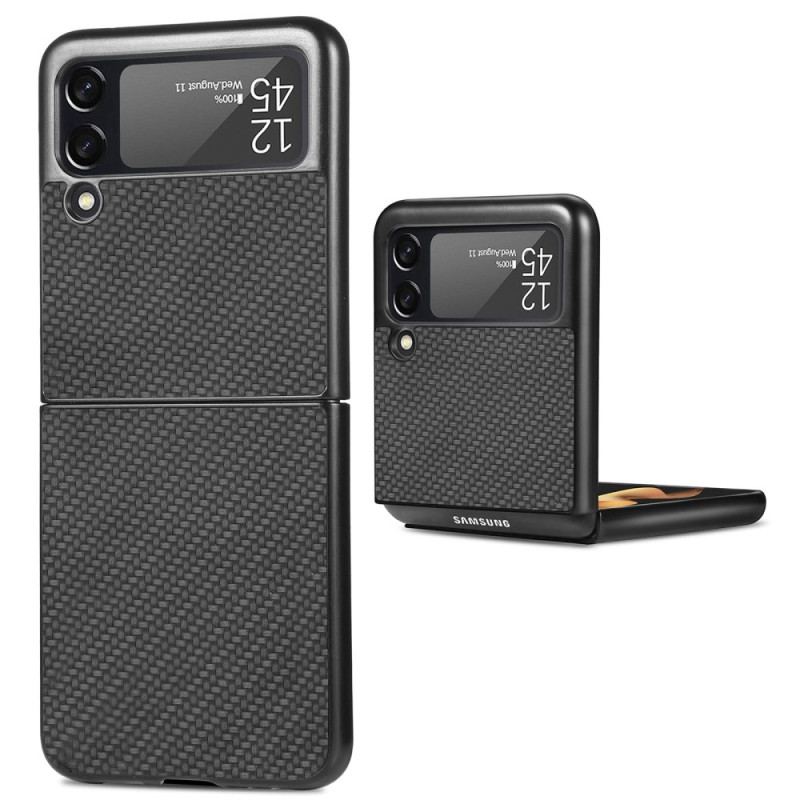 Coque Samsung Galaxy Z Flip 4 Fibre Carbone Texturée