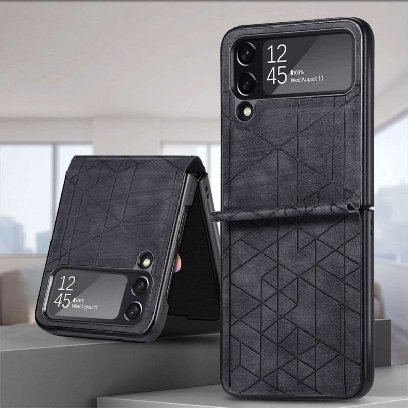 Coque Samsung Galaxy Z Flip 4 Lignes Géométriques