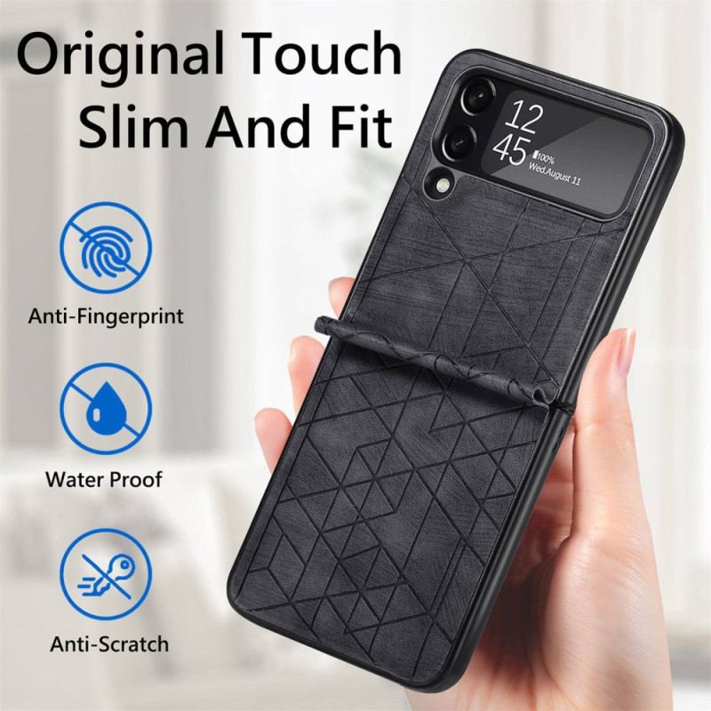 Coque Samsung Galaxy Z Flip 4 Lignes Géométriques