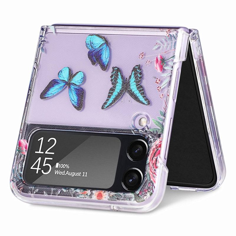 Coque Samsung Galaxy Z Flip 4 Multiples Papillons