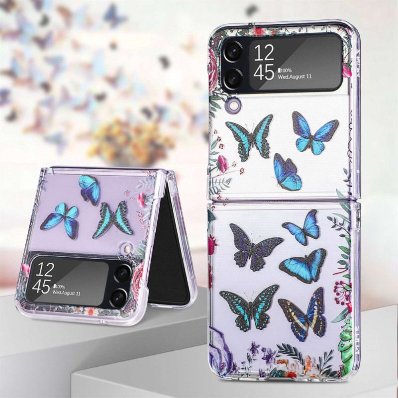 Coque Samsung Galaxy Z Flip 4 Multiples Papillons