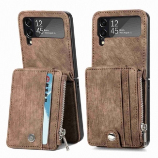 Coque Samsung Galaxy Z Flip 4 Porte-cartes / Porte-monnaie