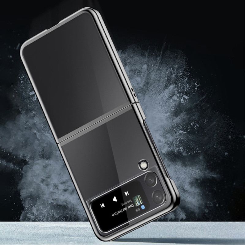 Coque Samsung Galaxy Z Flip 4 Transparente Contours Colorés