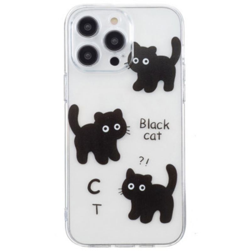 Coque iPhone 16 Pro Max Chats Noirs