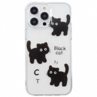 Coque iPhone 16 Pro Max Chats Noirs