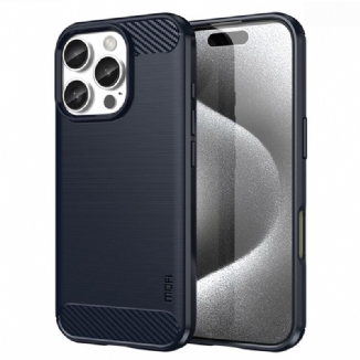 Coque iPhone 16 Pro Max Fibre Carbone Brossée MOFI