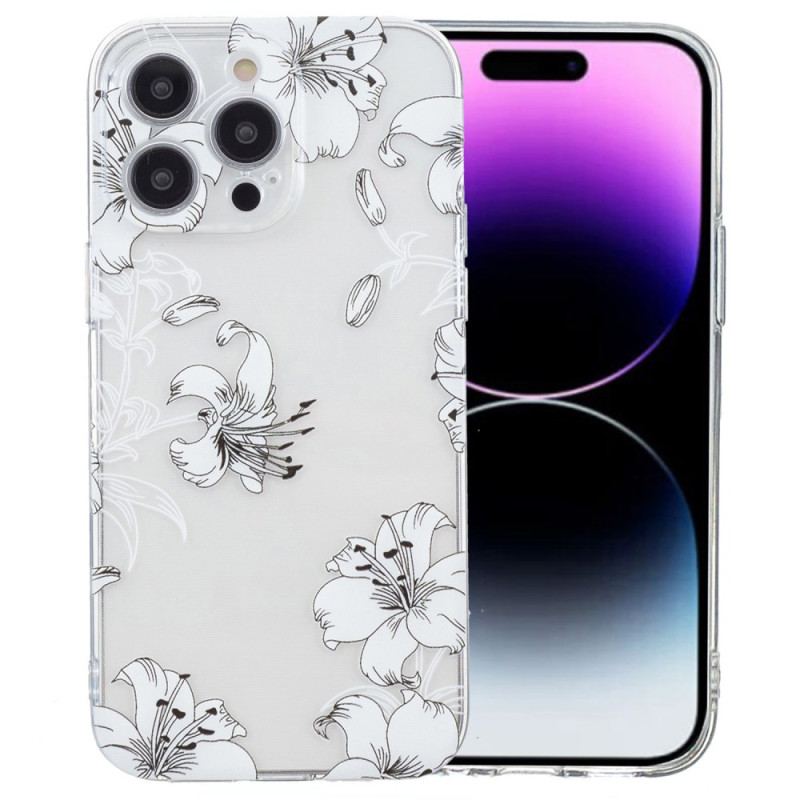 Coque iPhone 16 Pro Max Fleurs Blanches