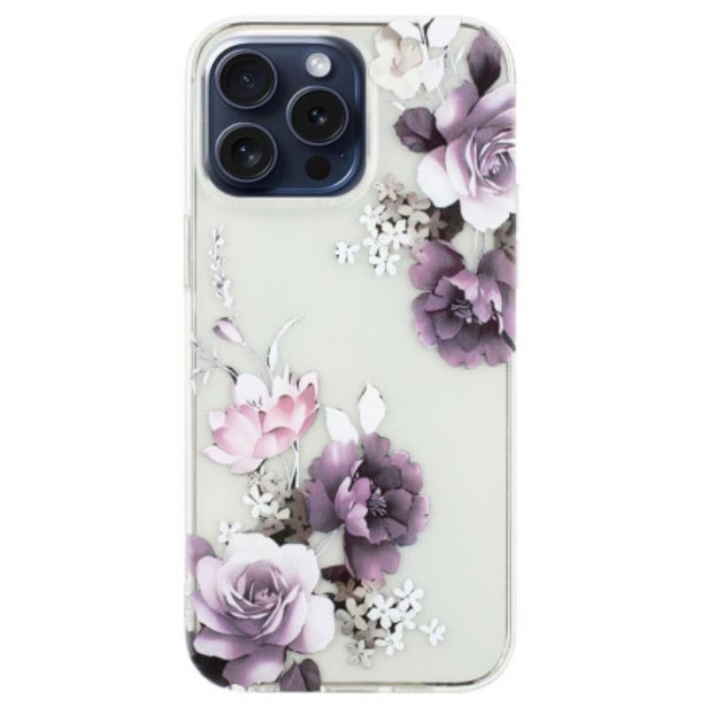 Coque iPhone 16 Pro Max Pivoines