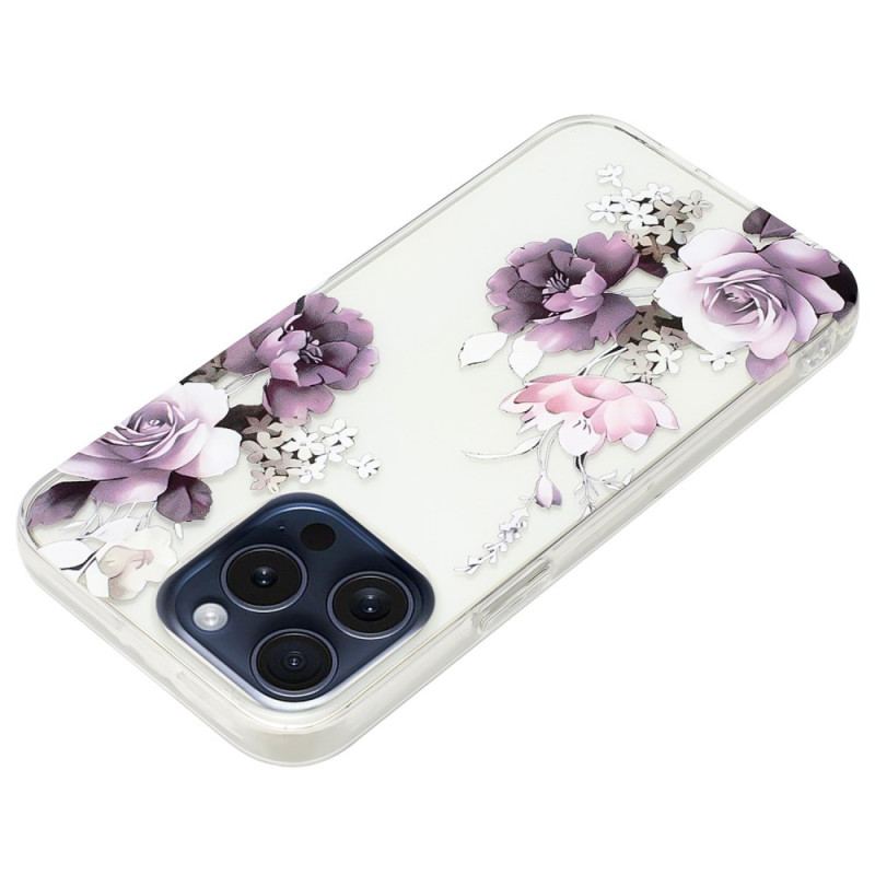 Coque iPhone 16 Pro Max Pivoines