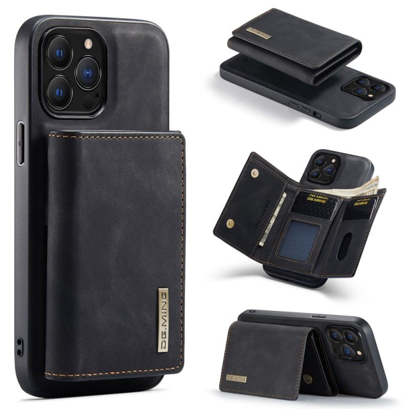 Coque iPhone 16 Pro Max Portefeuille Détachable DG.MING