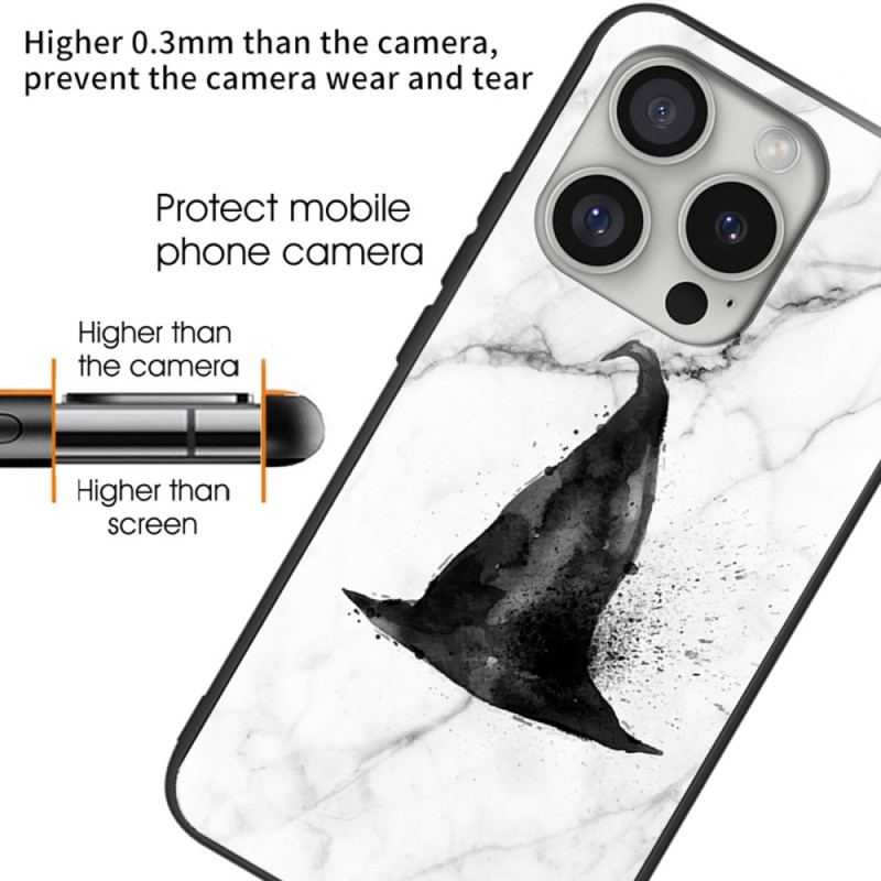 Coque iPhone 16 Pro Max Verre Trempé Chapeau