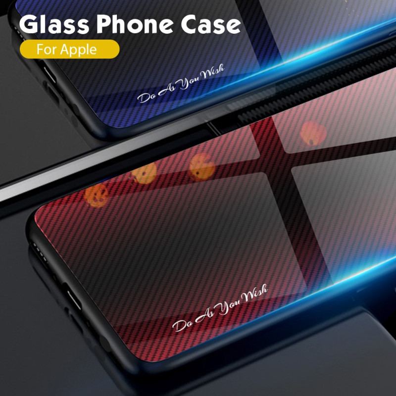 Coque iPhone 16 Pro Max Verre Trempé Fibre Carbone