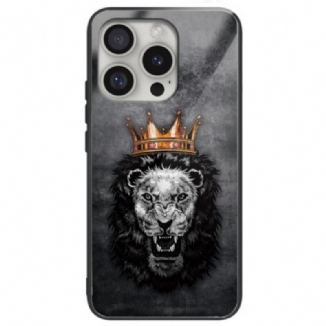 Coque iPhone 16 Pro Max Verre Trempé Lion Couronné