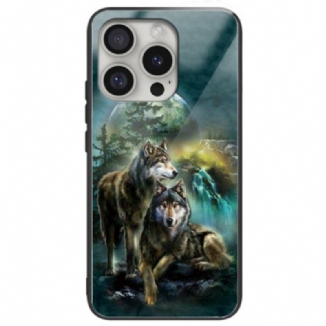 Coque iPhone 16 Pro Max Verre Trempé loups