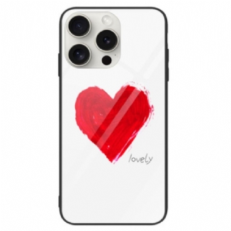 Coque iPhone 16 Pro Max Verre Trempé Lovely