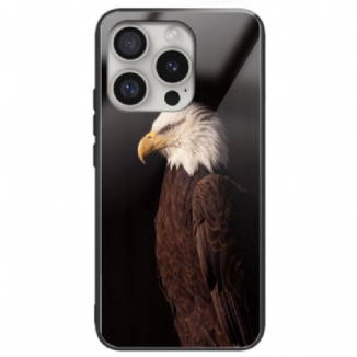 Coque iPhone 16 Pro Max Verre Trempé Motif d'Aigle Imprimé