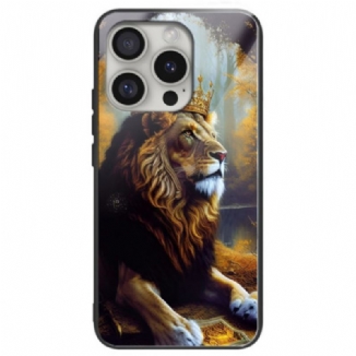 Coque iPhone 16 Pro Max Verre Trempé Roi Lion