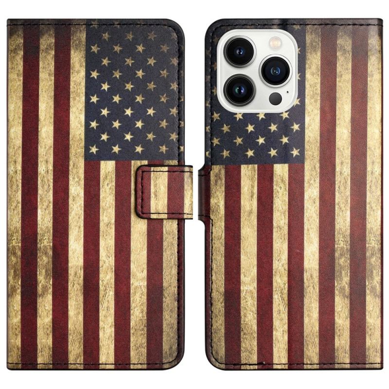 Housse iPhone 16 Pro Max Drapeau américain