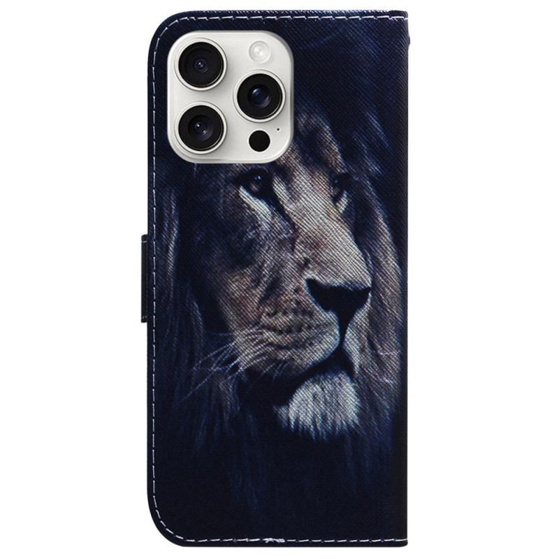 Housse iPhone 16 Pro Max Dreaming Lion