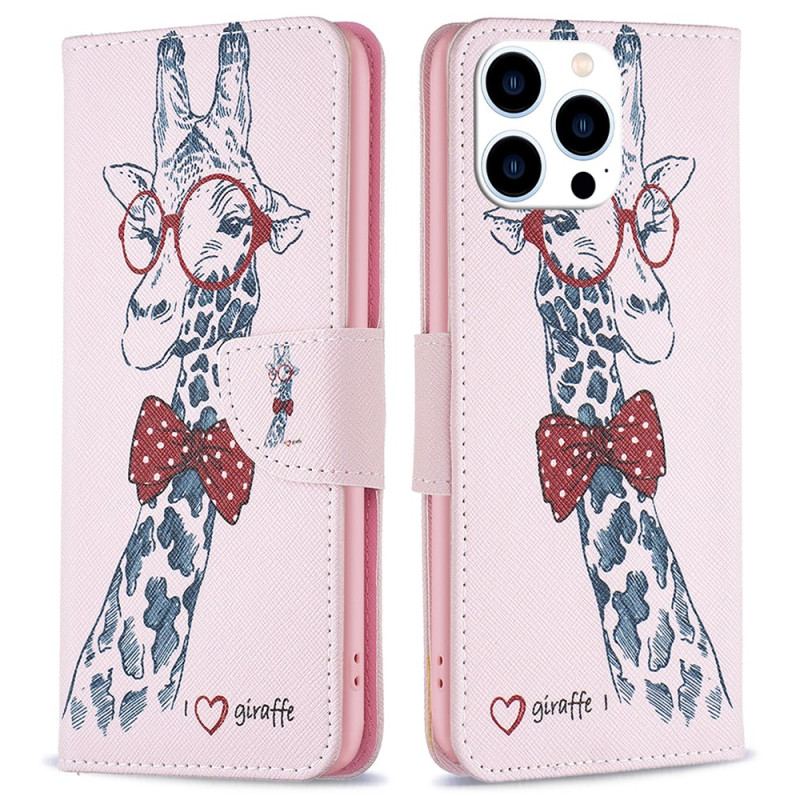 Housse iPhone 16 Pro Max Girafe Intello