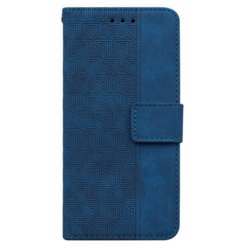 Housse iPhone 16 Pro Max Motif Tissé à Lanière